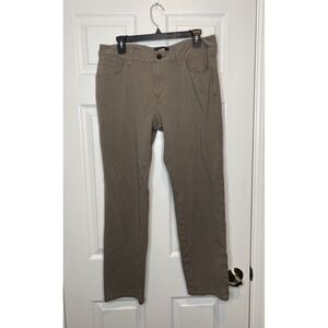Paige Mens Straight Leg Stafford Trouser Stretch‎ Fabric Taupe 34